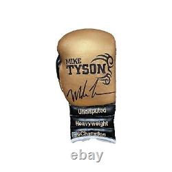 Mike Tyson Signé Champion Du Monde Gant De Boxe Dans Une Vitrine Aftal Coa