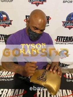 Mike Tyson Signé Champion Du Monde Gant De Boxe Dans Une Vitrine Aftal Coa