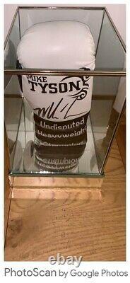 Mike Tyson Signed Ltd Edit Glove In Superb Glass Display Cas Coa £275 Livré