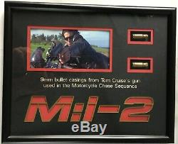 Mission Impossible 2 Boyaux 9 MM Bullet De L'affichage + Coas ' Tom Cruise Gun