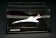 Modèle Concorde En Vitrine Acrylique Signé Pilote Mike Bannister Aftal Rd Coa