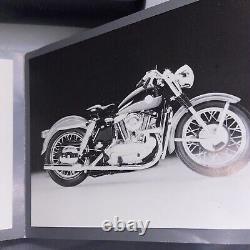 Moto Harley Davidson XL Sportster de Franklin Mint dans une vitrine avec certificat d'authenticité (COA)
