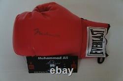 Muhammad Ali Autogramm Signiert Boxhandschuh Jsa Coa Signé Avec Vitrine