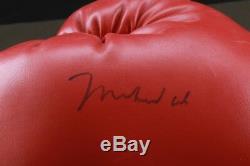 Muhammad Ali Signé Gant De Boxe Cas En Ligne Affichage Authentics Autograph Coa