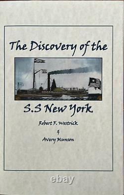 Navire trésor S.S. New York: clou de bronze, artefact historique avec certificat d'authenticité et présentoir en dôme