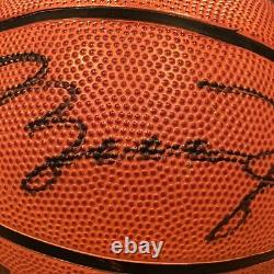Nba Michael Jordan Signé / Autograph Wilson Basketball Avec Coa & Case D'affichage