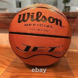 Nba Michael Jordan Signé / Autograph Wilson Basketball Avec Coa & Case D'affichage