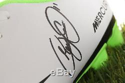 Neymar Jr, Vitrine De Chaussure De Football Signée Barcelone, Autographes Souvenirs Coa