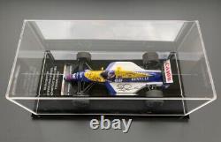 Nigel Mansell Signé 1/18 1992 F1 Camel Williams Fw14b Vitrine de présentation Preuve Coa