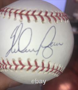 Nolan Ryan a signé une balle de baseball avec une inscription dans un étui d'exposition PSA COA noté 9.5.