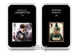 Nouveau Harry Potter Stamp Set In Deluxe Case Display Avec Coa Ltd Ed Seulement 2500