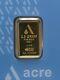 Pamp Acre Gold Swiss 2,5 Grams. 9999 Barre Fine Scellée Dans Le Boîtier Assay Coa + Display