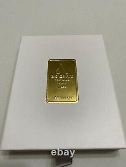 Pamp Acre Gold Swiss 2,5 Grams. 9999 Barre Fine Scellée Dans Le Boîtier Assay Coa + Display