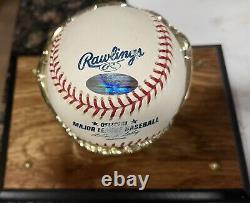 Pete Rose Signé Nom Complet Peter Edward Rose Baseball! Case D'affichage Et D'affichage De L'aco