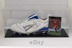 Peter Beardsley Signé Autograph Football Boot Display Case Liverpool Coa