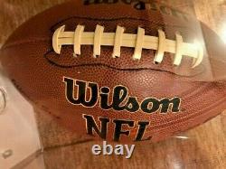 Peyton Manning Signé Autographed Wilson NFL Football /coa + Vitrine