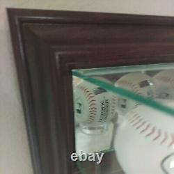 Présidents Autographied Baseballs With Display Case Heritage Coa For All Inclused