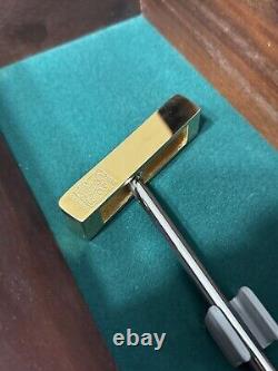 Putter en or PING 50e anniversaire 1-A avec vitrine et certificat d'authenticité 252/1000 rare