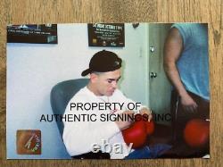 Rare Gant Signé Arturo Gatti avec Superbe Signature, COA/Photo & Boîte d'Affichage