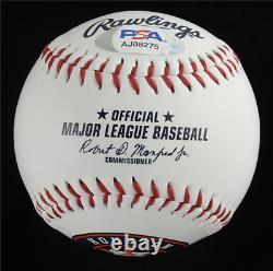 Rare Nolan Ryan A Signé Astros Oml Baseball With Display Case (psa Coa Graded 10)