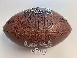 Reggie White Autographié NFL Football (comprend Coa & Case D'affichage)