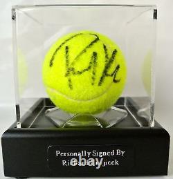 Richard Krajicek Signé Autographe Boîtier d'Affichage de Luxe pour Balle de Tennis Sport & COA