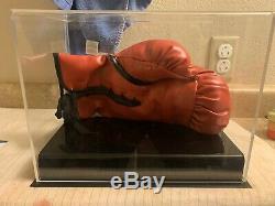 Roy Jones Jr. Signé Everlast Gant De Boxe (beckett Coa) Avec Vitrine