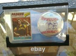 San Diego Padres Randy Jones & Card Cas De Déplacement Avecinsc 1976 Cy Proof Coa