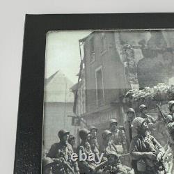 Seconde Guerre mondiale Jour J 101e Airborne Bataille de Carentan Normandie Affichage Cadeau Militaire avec COA