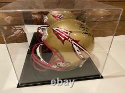 Séminoles De Fus Signés F/s Helmet Avec Cas Display Et Coa Psa