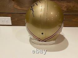 Séminoles De Fus Signés F/s Helmet Avec Cas Display Et Coa Psa