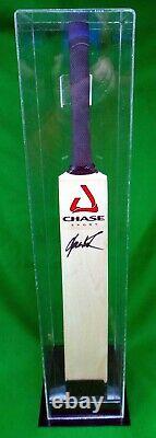 Shane Warne Signé Mini Bâton Cricket Dans Boîtier D'affichage Acrylique Aftal Rd Coa