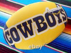 Signé? MICHAEL MORGAN Cowboys Football PROOF COA Maillot du North Queensland