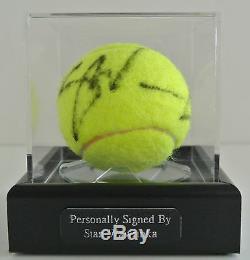 Stan Wawrinka Signé Autograph Balle De Tennis Vitrine Sport Aftal & Coa