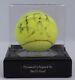 Steffi Graf Signé Autograph Tennis Ballon Vitrine Wimbledon Aftal Coa