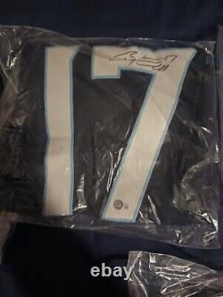 Tennesse Titans Quarterback Ryan Tannehill Jersey Autographié Beckett Coa