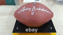 Terry Bradshaw Pittsburgh Steelers Boîtier D'affichage Signé NFL Football Uda Coa