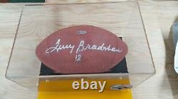 Terry Bradshaw Pittsburgh Steelers Boîtier D'affichage Signé NFL Football Uda Coa