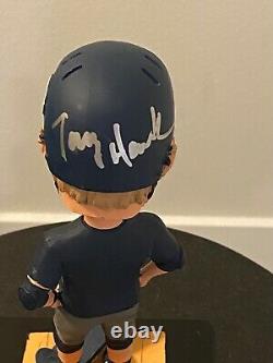 Tony Hawk Signé Autographié Skateboarder Bobblehead Cas D'affichage Psa Coa