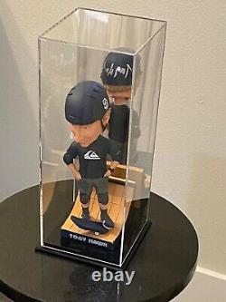 Tony Hawk Signé Autographié Skateboarder Bobblehead Cas D'affichage Psa Coa