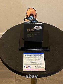 Tony Hawk Signé Autographié Skateboarder Bobblehead Cas D'affichage Psa Coa