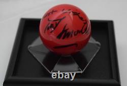Tony Knowles Signé Autograph Snooker Ball Display Case Sport Aftal & Coa