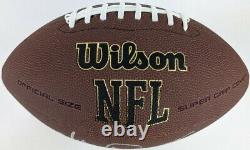 Troy Fumagalli A Signé Wilson NFL Football (jsa Témoin Coa) Avec Cas D'affichage