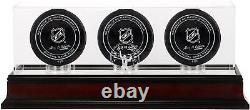 Vitrine d'affichage du logo de la rondelle de hockey des Capitals d'Alex Ovechkin, article n°12542126 avec certificat d'authenticité (COA)