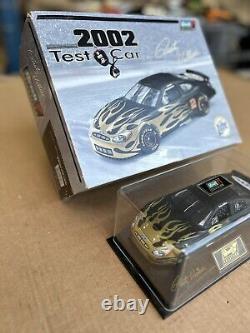 Voiture de test Rusty Wallace avec chronomètre 1/24 Nascar dans un étui d'exposition avec Coa